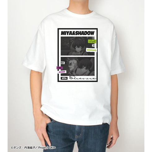 『SK∞ エスケーエイト』知念 実也&シャドウ 台詞BIGシルエットTシャツユニセックス【202509再販】